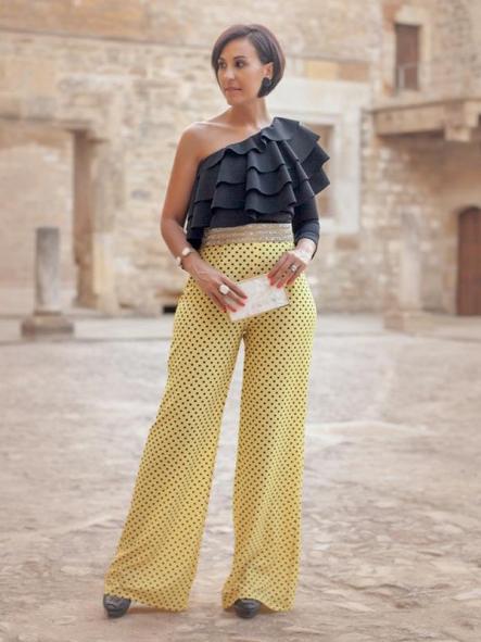 Pantalón Lunares Amarillo  [2]