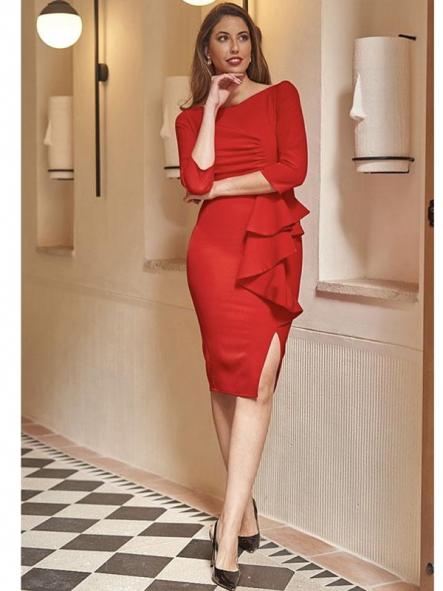 Vestido Dalia Rojo [0]