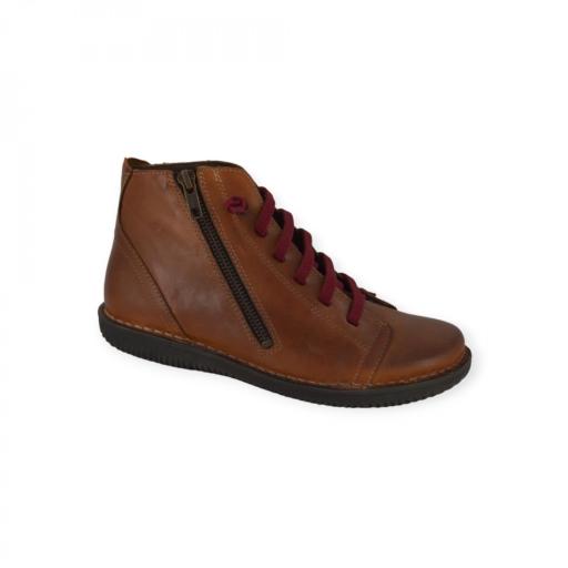 BOTIN MARRON PIEL BOLETA 3012 [0]