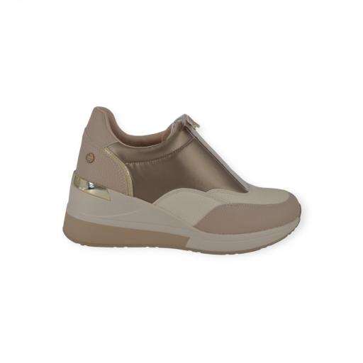 ZAPATO BEIGE  DORADO XTI 141874