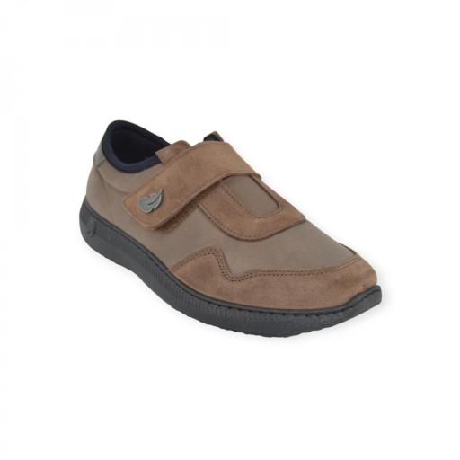 ZAPATO TAUPE VELCRO ROAL 3806 [0]