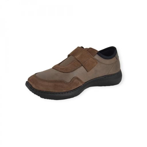 ZAPATO TAUPE VELCRO ROAL 3806 [3]