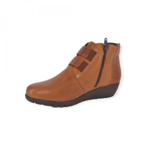 BOTIN CAMEL PIEL VELCRO Y CREMALLERA PITILLO 2732 [3]