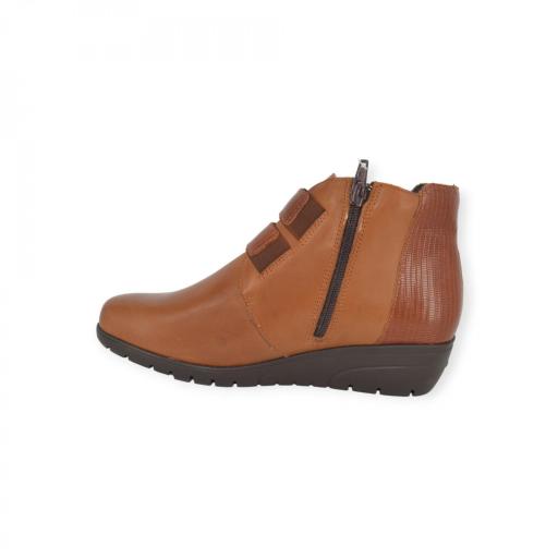 BOTIN CAMEL PIEL VELCRO Y CREMALLERA PITILLO 2732 [4]