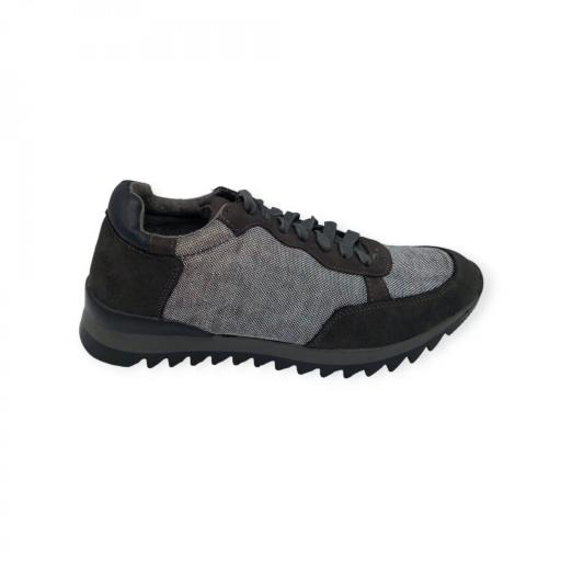 ZAPATILLA GRIS PLATA, NEGRO B3D 41597