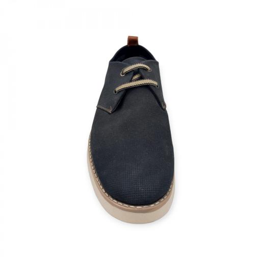 Zapato piel azul Benson shoes 19309 [1]