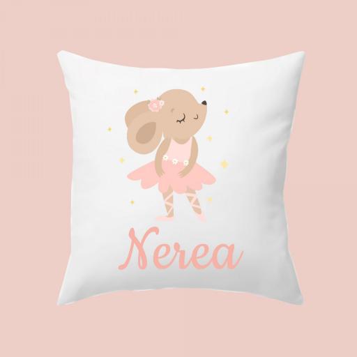 Cojín con Nombre Personalizado - guardería - vuelta al cole - cumpleaños -   varios diseños [1]