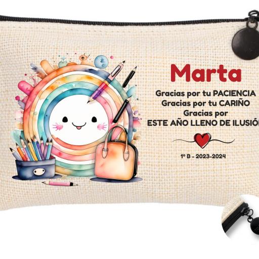 Neceser personalizado para profesores - graduación - regalo para profesora - maestra. Tienes varios diseños para elegir [2]