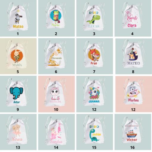 Mochila Infantil Personalizada Worfull - DISEÑOS [2]