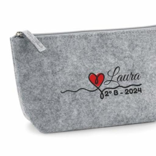 Bolsa Personalizable para Profesores, de Fieltro, Regalo Personalizado maestra, bolso Profesores - Personalizada con Nombre - Regalo para Profe-Maestra -Tote bag. [1]