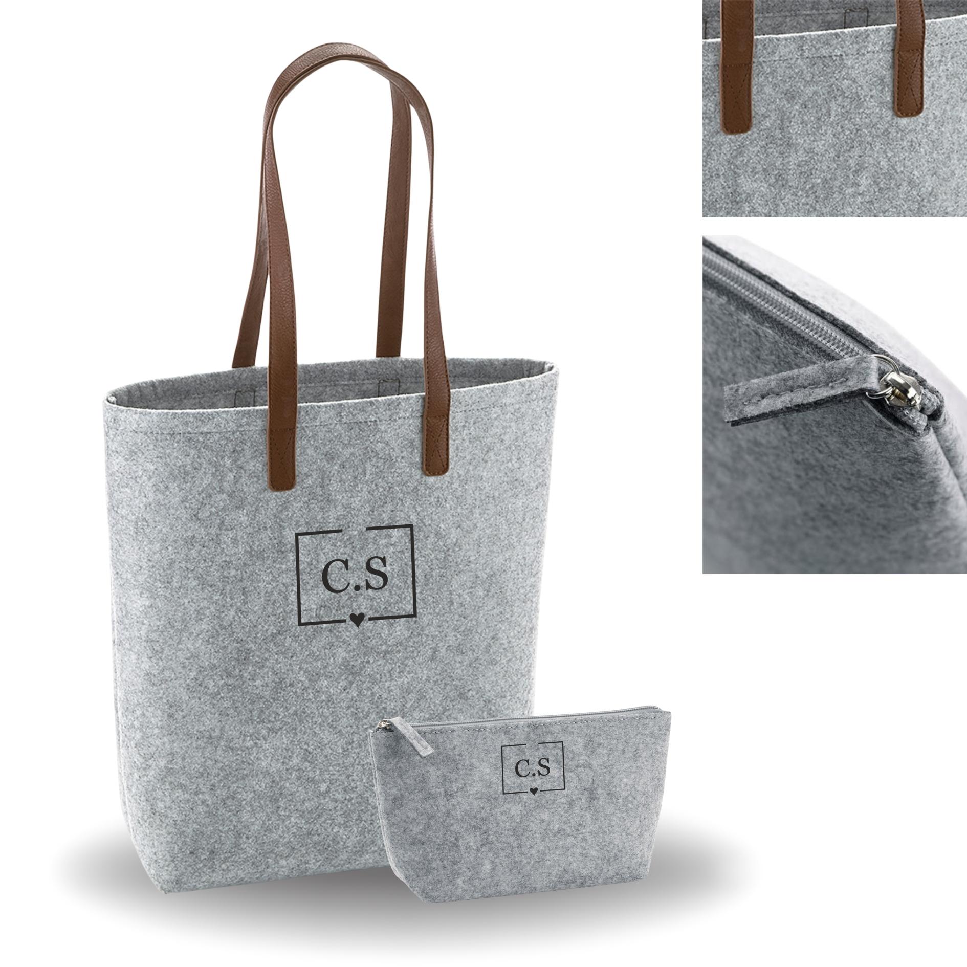 Bolso y Neceser Personalizado con iniciales -