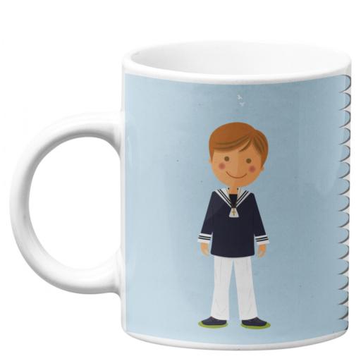 Taza mi primera comunión, elige color de pelo. [3]