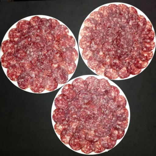 Pack de 5 platos de Salchichón Iberico de Bellota 