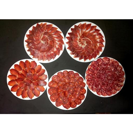 Surtido Ibérico de Bellota – Pack de 16 Platos Loncheados