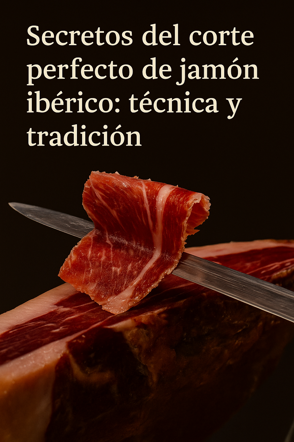 corte de jamón ibérico 