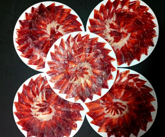 Loncheado de jamón ibérico de bellota