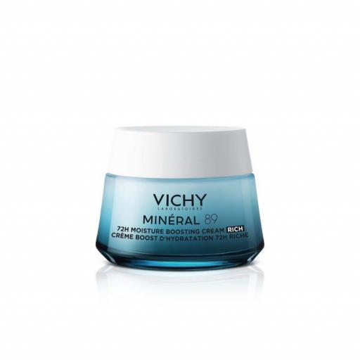 VICHY MINERAL 89 CREMA BOOST HIDRATACION TEXTURA RICA 50ML