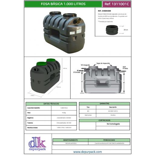 Fosa séptica básica 1000 litros  [3]
