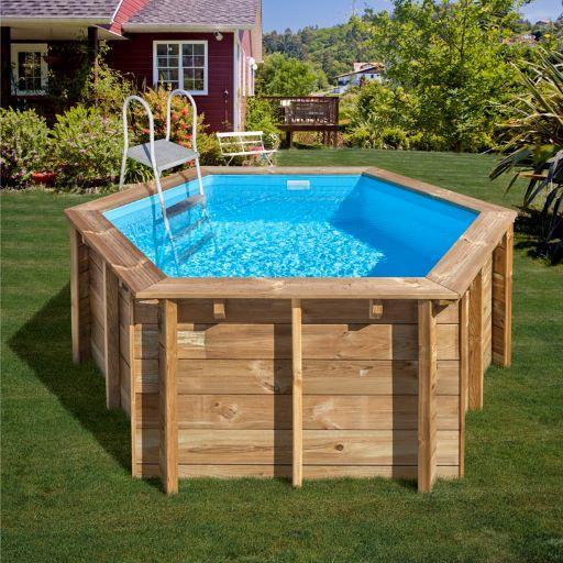 Piscina de madera LILI2  3.600 litros - Gre