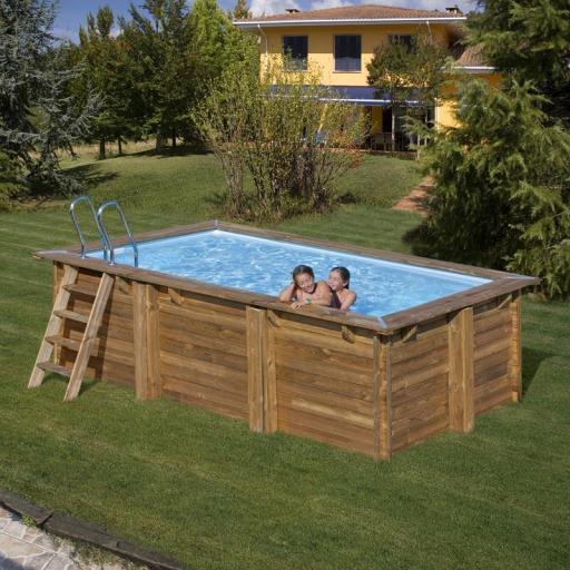 Piscina de madera MARBELLA 2  8.600 litros - Gre [0]