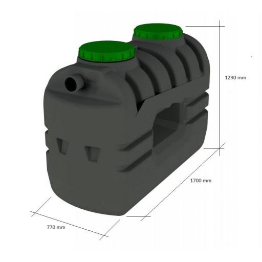 Fosa séptica básica 1000 litros  [1]