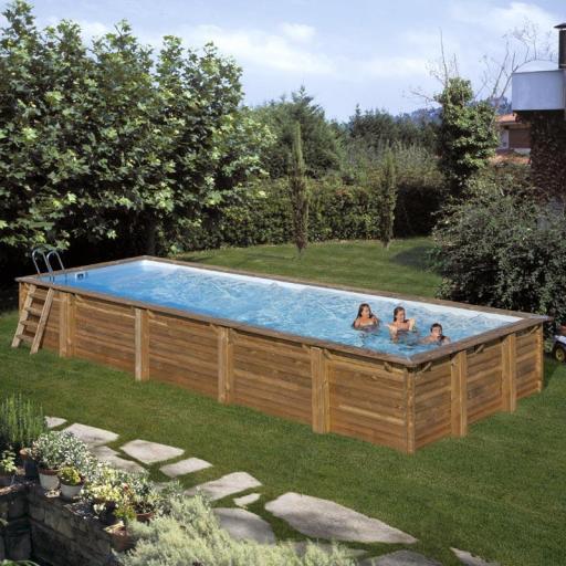 Piscina de madera MINT 50.000 litros - Gre