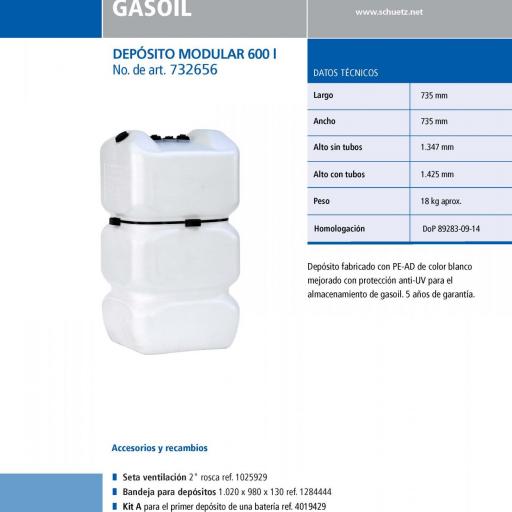 Depósito gasoil modular MT 600 litros [1]