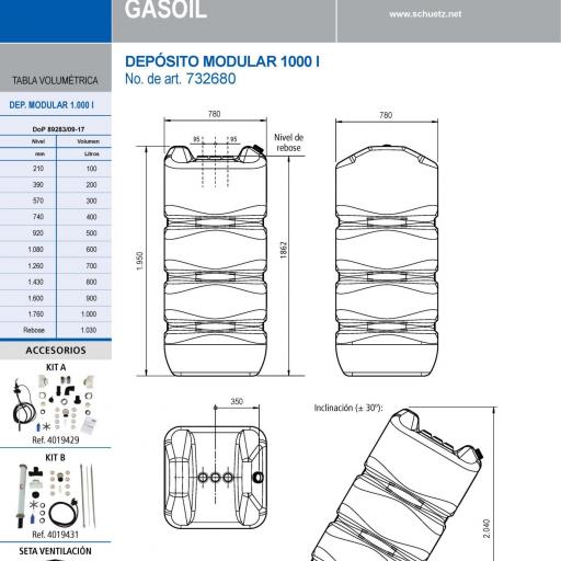 Depósito gasoil modular MT 1000 litros [2]