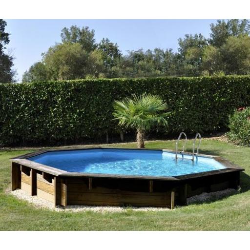 Piscina de madera VIOLETTE 2  15.500 litros - Gre [1]