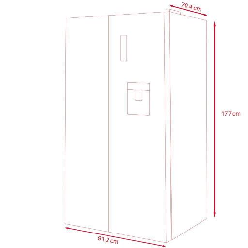 Frigorífico Americano EVVO F90 AQUA [2]