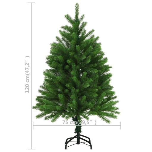 Árbol de Navidad artificial hojas realistas 120cm VERDE [5]