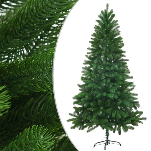 Árbol de Navidad artificial hojas realistas 150cm VERDE