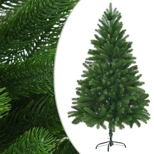 Árbol de Navidad artificial hojas realistas 180cm VERDE