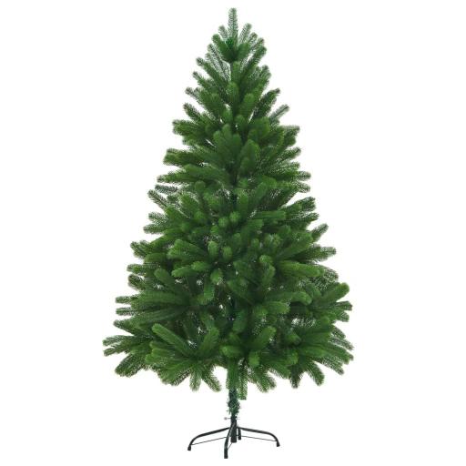 Árbol de Navidad artificial hojas realistas 180cm VERDE [1]