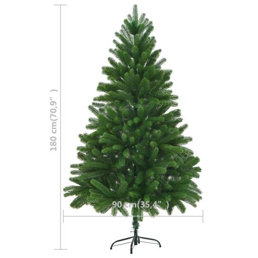 Árbol de Navidad artificial hojas realistas 180cm VERDE [5]