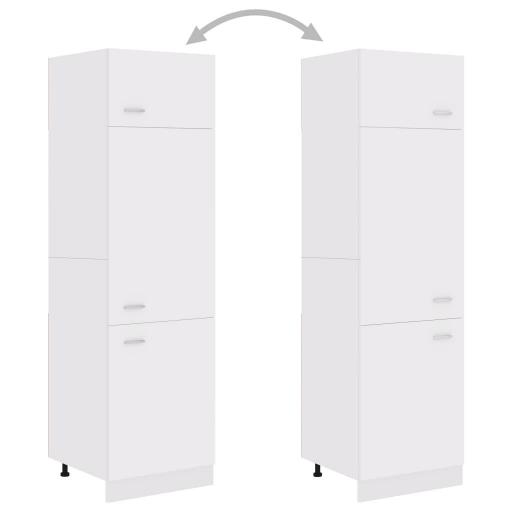 Armario de frigorífico 60x57x207cm BLANCO [1]