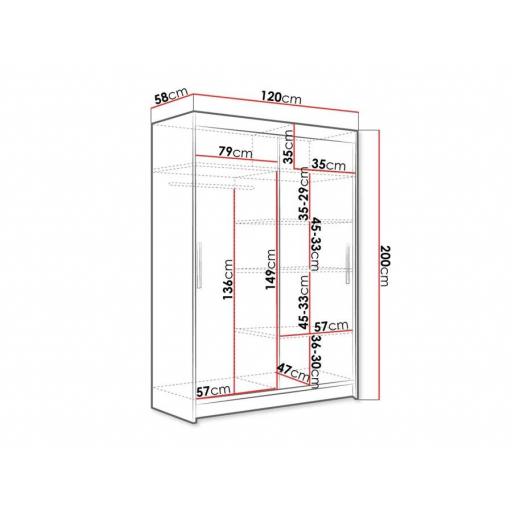 Armario 120cm BLANCO [3]