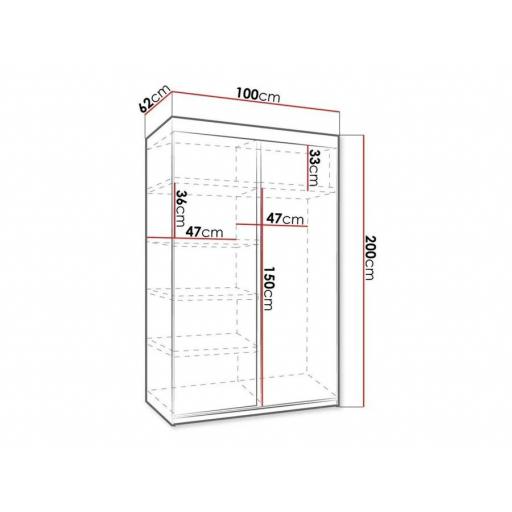 Armario 100cm ROBLE [3]