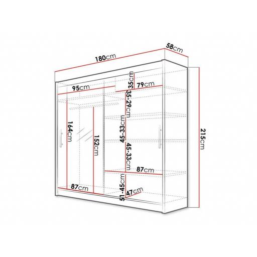 Armario 180cm ROBLE [3]