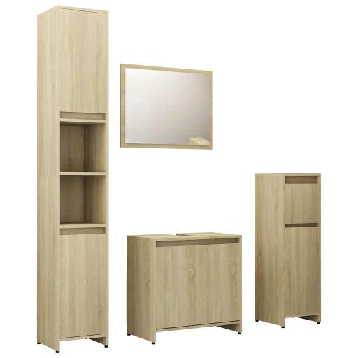 Conjunto muebles de baño 4 piezas ROBLE [1]