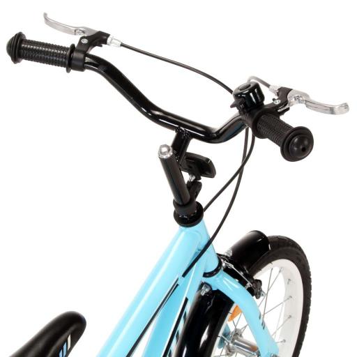 Bicicleta para niños 14 pulgadas (3-5 años) NEGRO Y AZUL [3]