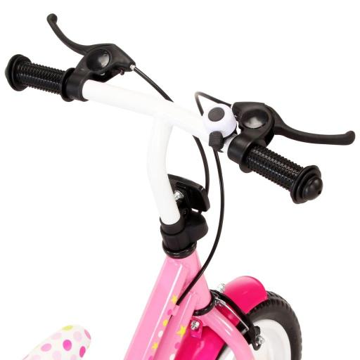 Bicicleta para niños 12 pulgadas (2-4 años) BLANCO Y ROSA [3]