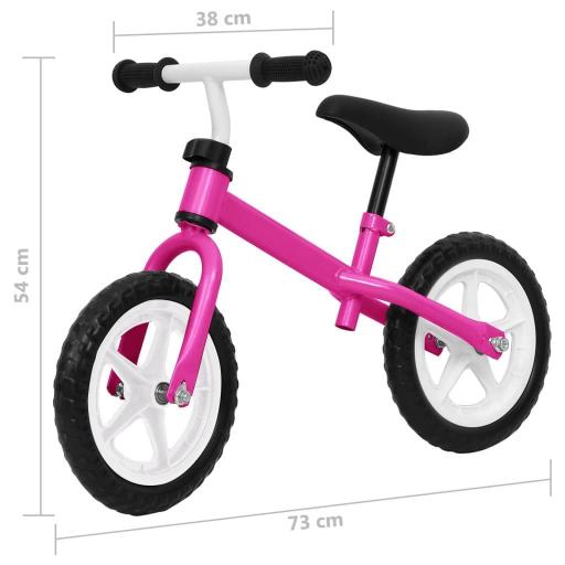 Bicicleta sin pedales 11 pulgadas ROSA [6]