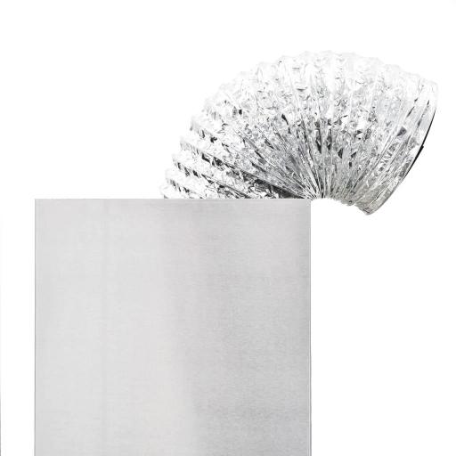 Campana extractora de pared acero inox blanca 756 m³/h 60cm [2]
