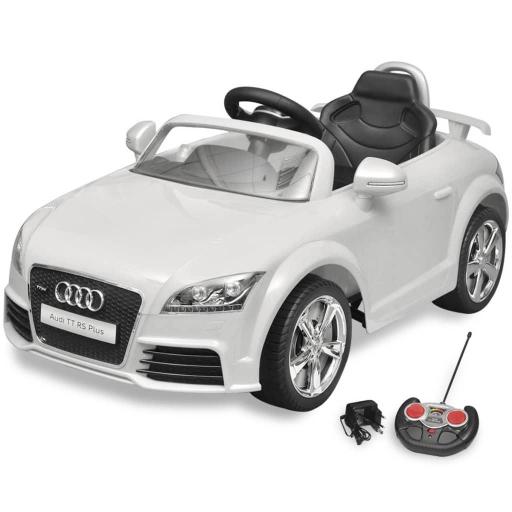 Coche eléctrico niños Audi TT RS BLANCO