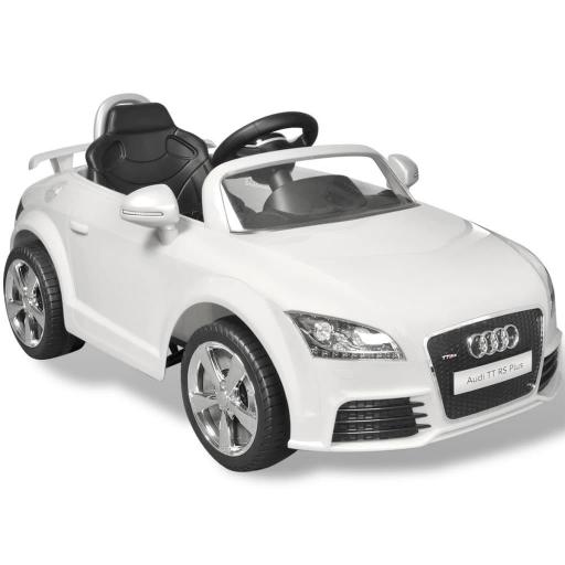 Coche eléctrico niños Audi TT RS BLANCO [2]