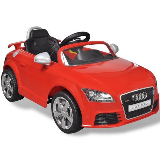 Coche eléctrico niños Audi TT RS ROJO [3]