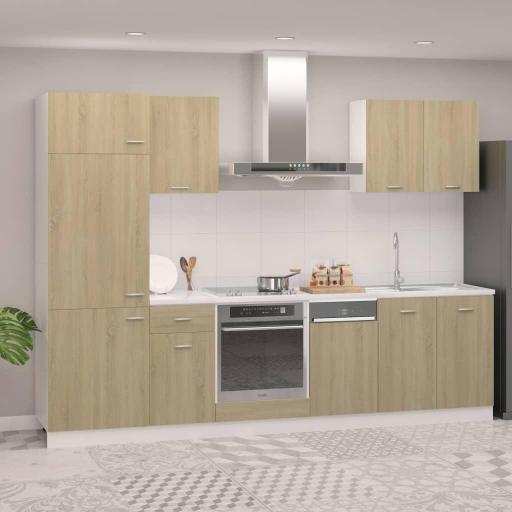 Cocina completa 7 piezas ROBLE CLARO [0]