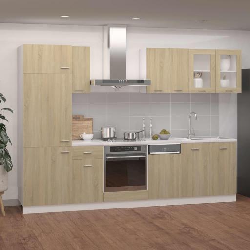 Cocina completa 8 piezas ROBLE CLARO [0]