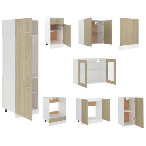 Cocina completa 8 piezas ROBLE CLARO [2]